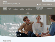 Tablet Screenshot of marriagefamilyinstitute.org